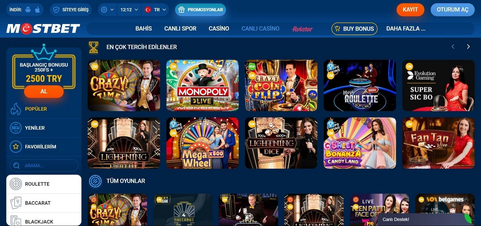 Mostbet App herunterladen