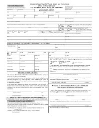 Dpsmv 1640 Louisiana Form - Louisiana PDF Kinds